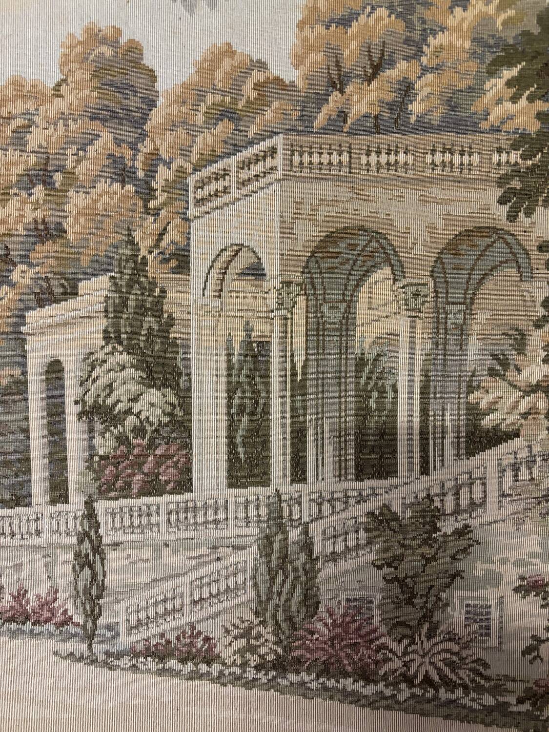 Vintage Aubusson wall tapestry