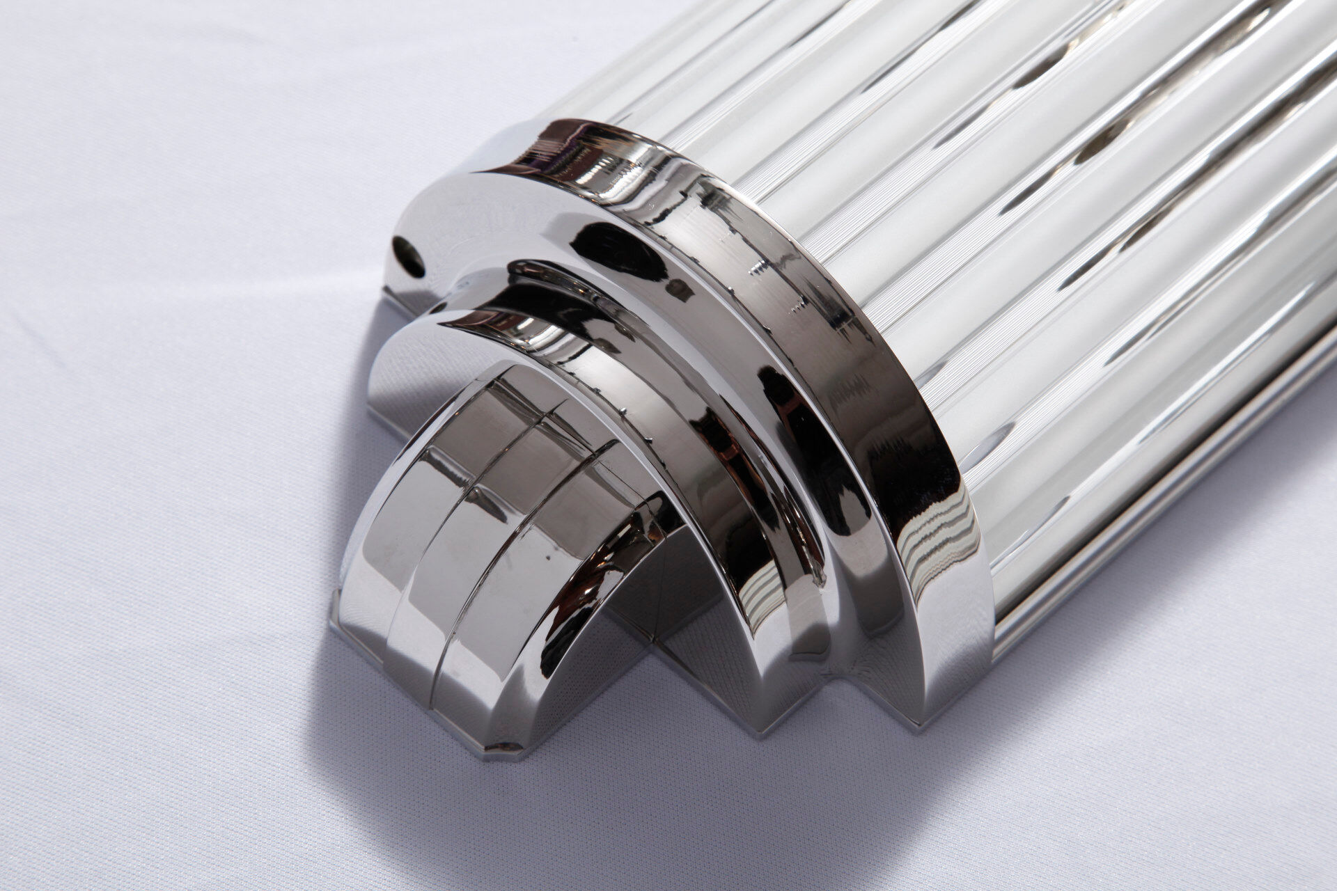 Pair of modernist art-deco wall lamps