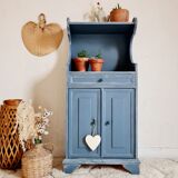 Parisian buffet in blue wood