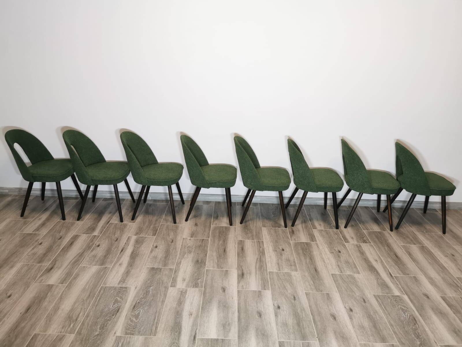 Chaises de salle à manger par Antonin Suman, 1960s, Set de 8