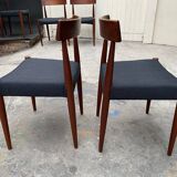 series of six Scandinavian chairs Arne Hovmand Olsen