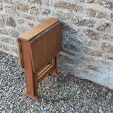 Old wooden table with double swings