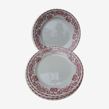 Lot de 4 assiettes plates Terre de Fer