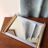 Metal tray & mirror