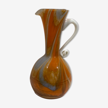 Shady glass pitcher 60s/70s