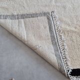 Handmade wool berber carpet in azilal 208/190