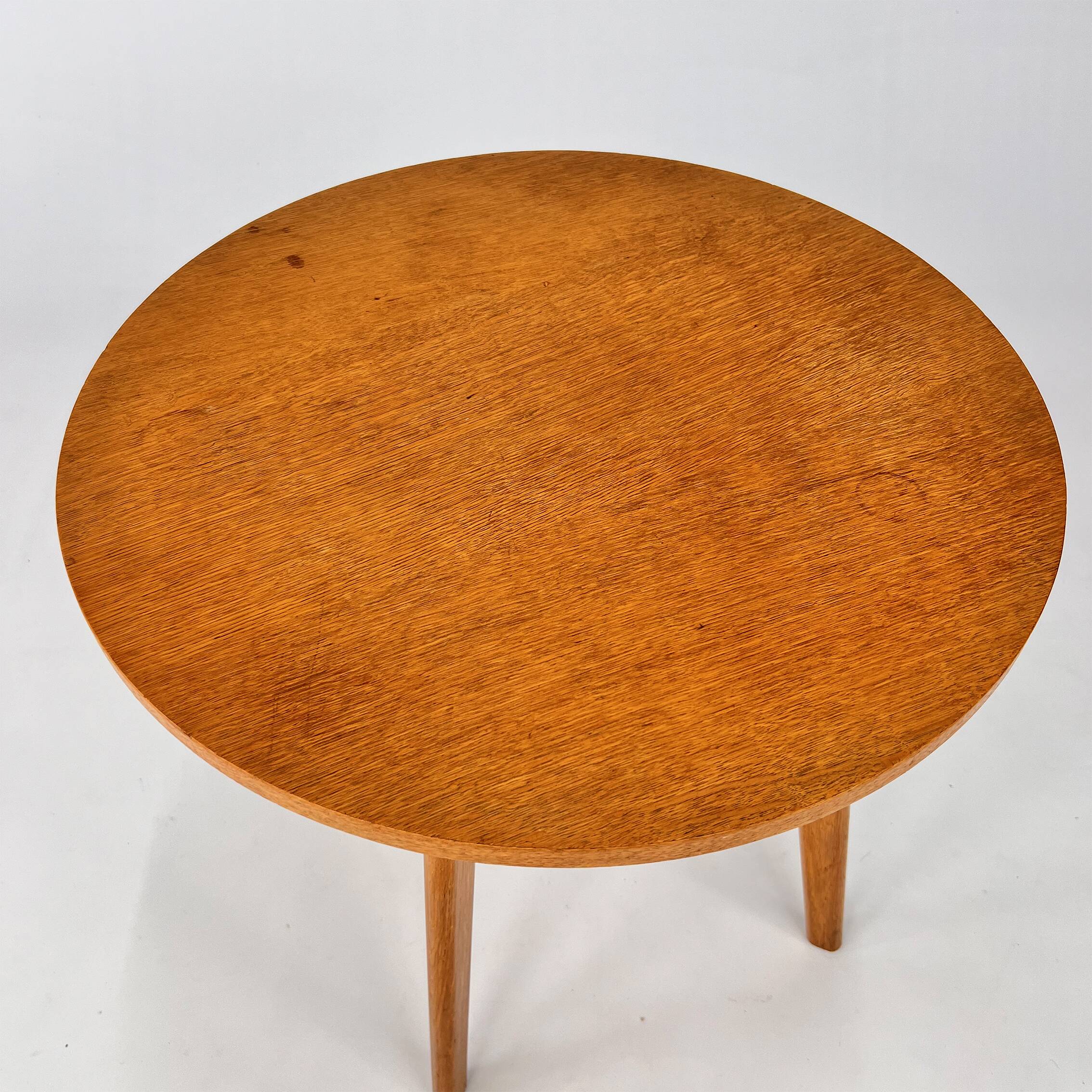 Table d'Appoint Moderniste en Chêne, Pays-Bas, 1950s