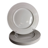 Assiettes plates vintage en porcelaine