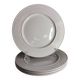 Assiettes plates vintage en porcelaine