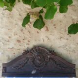 Patinated pediment