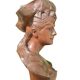 Bronze sculpture entitled “La Brunetta”