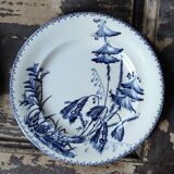 Set of four flat plates in iron earth