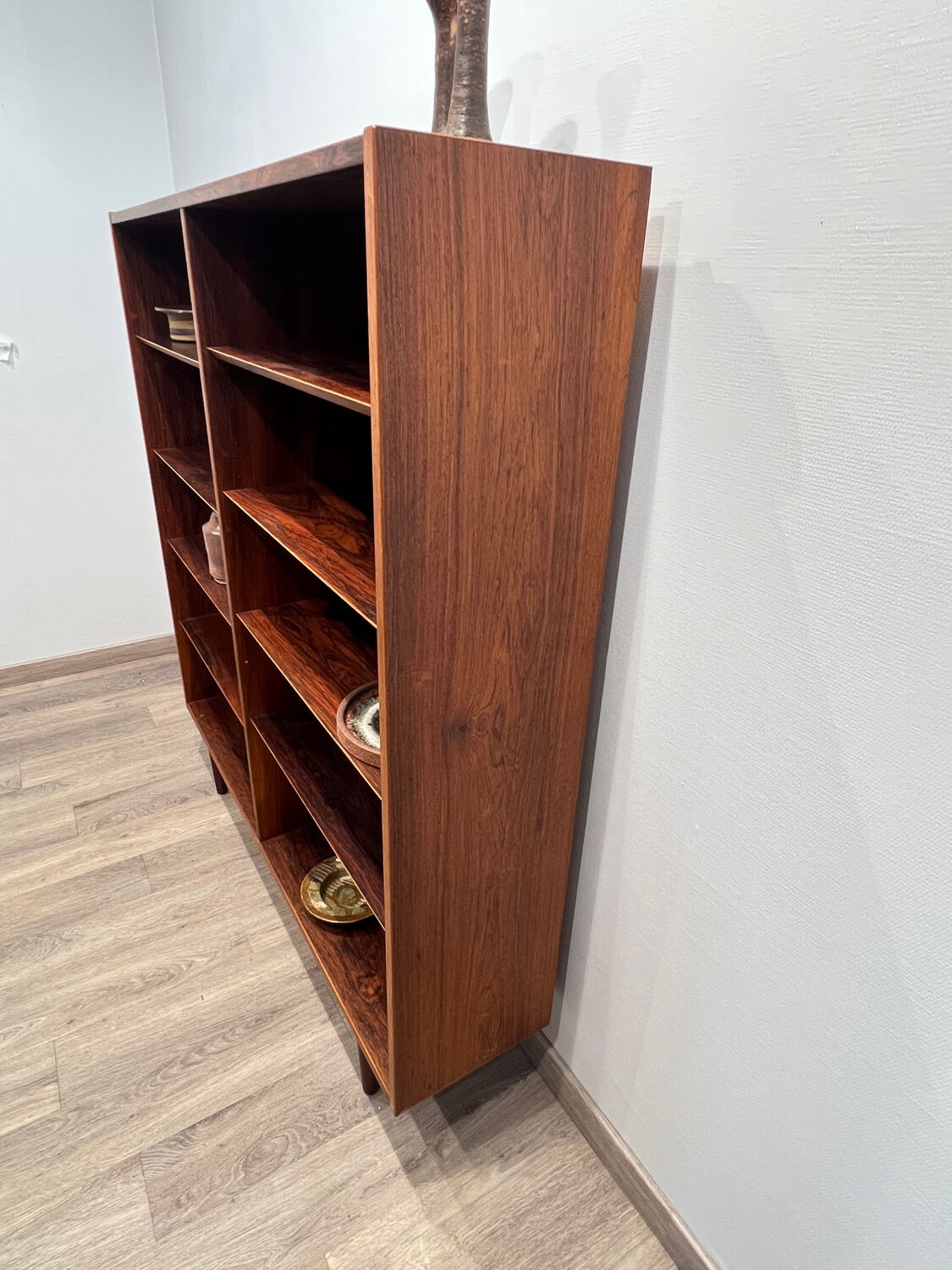 Scandinavian rosewood bookcase