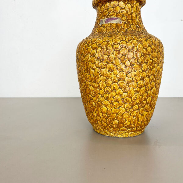 Vase « Contura » En Poterie De Lave Grasse Super Colorée Par Bay Ceramics, Allemagne, Années 1950