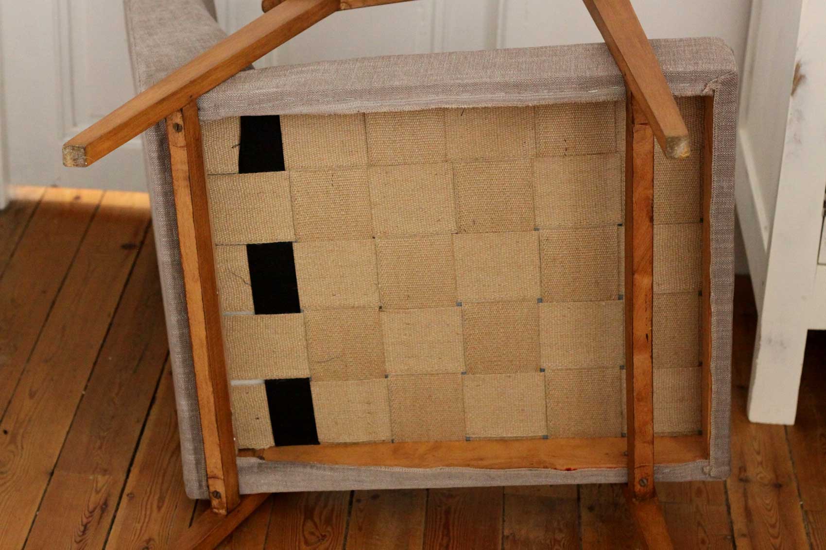 Restored Scandinavian armchair