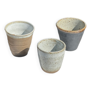 lot de 3 tasses en céramique