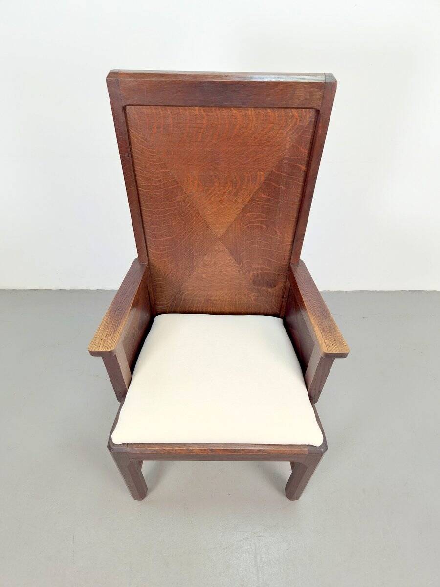 Dutch Art Deco Hague School Modernist Armchair, 1930s