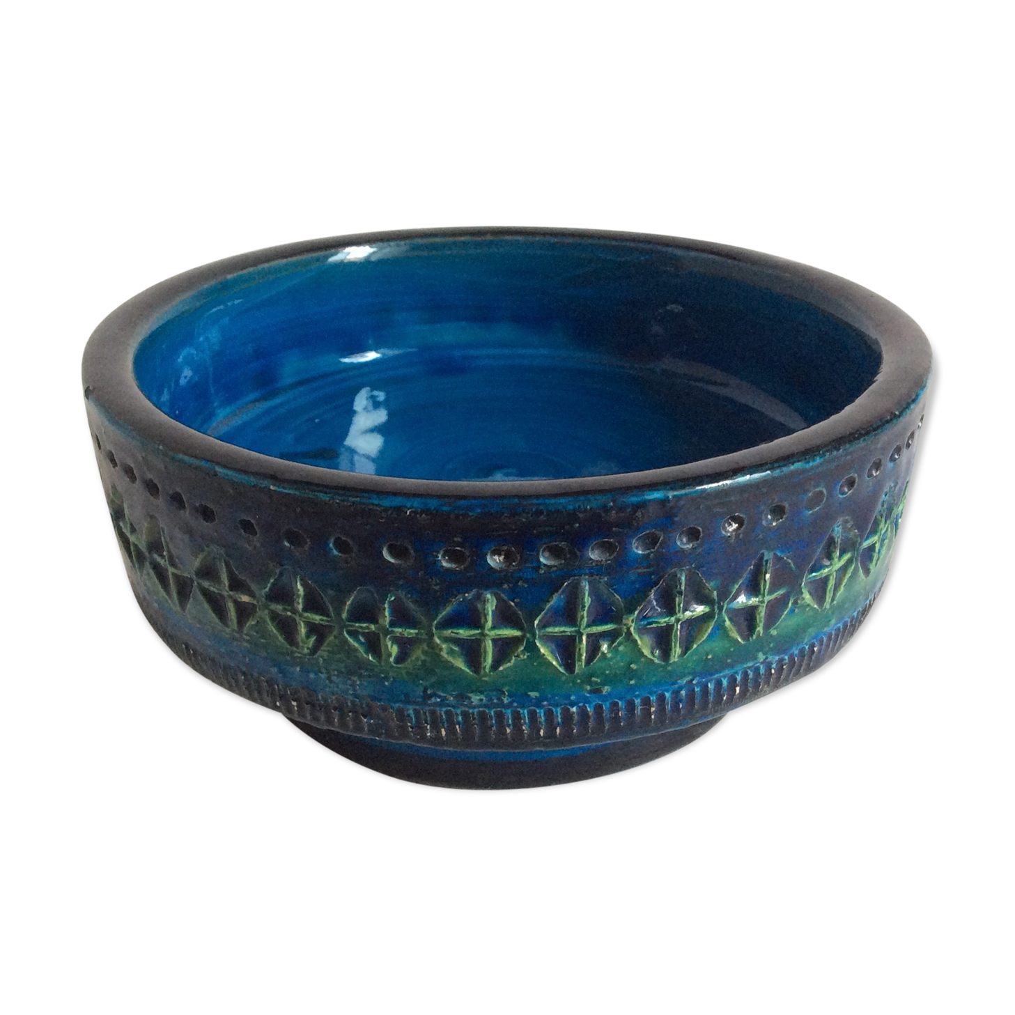 Ceramics, Bitossi, Rimini Blu by Aldo Londi, Italy 60 years