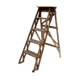 Ancient wooden painter's stepladder