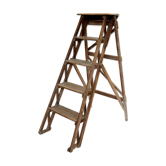 Escabeau de peintre en bois ancien