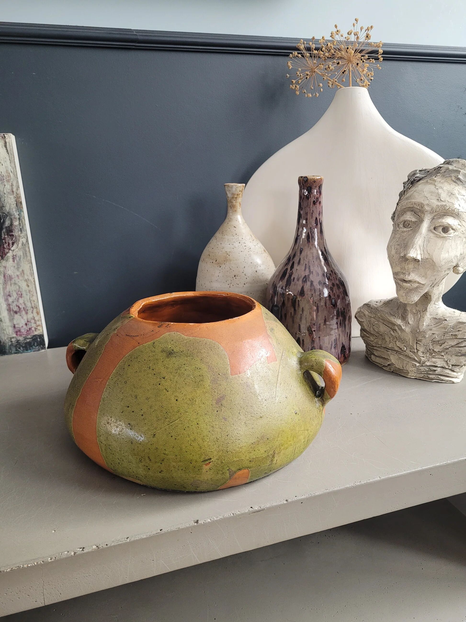 Vintage ceramic pot