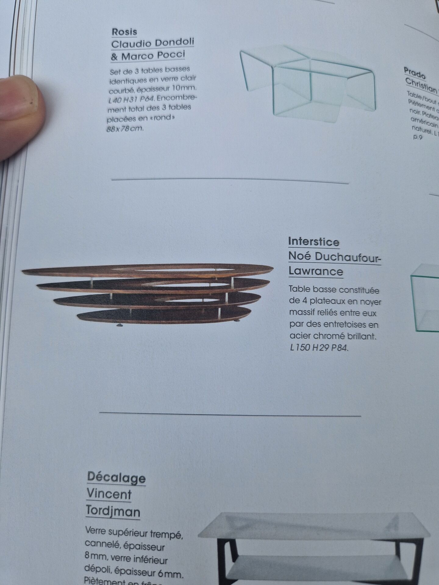 Table basse design Interstice Cinna ligne Roset