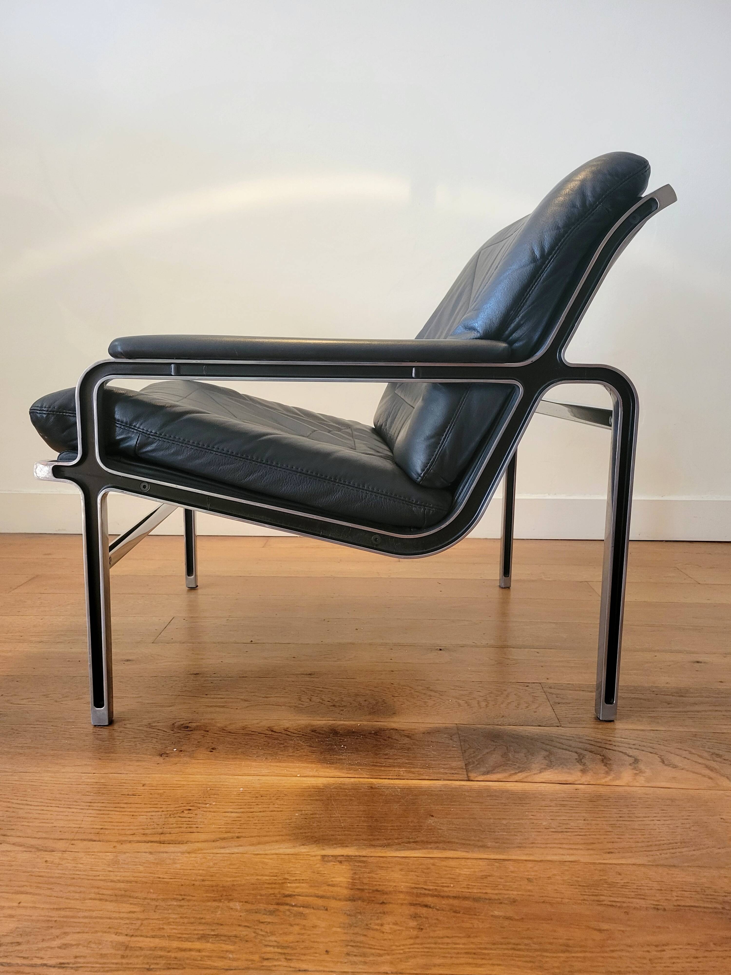 Mid-century modern lounge chair by André Vandenbeuck for Strässle 1960