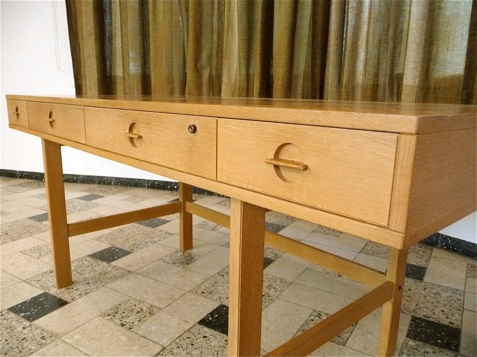 Flip-top partner secretary desk by Jens Quistgaard for Løvig, Denmark 1960s