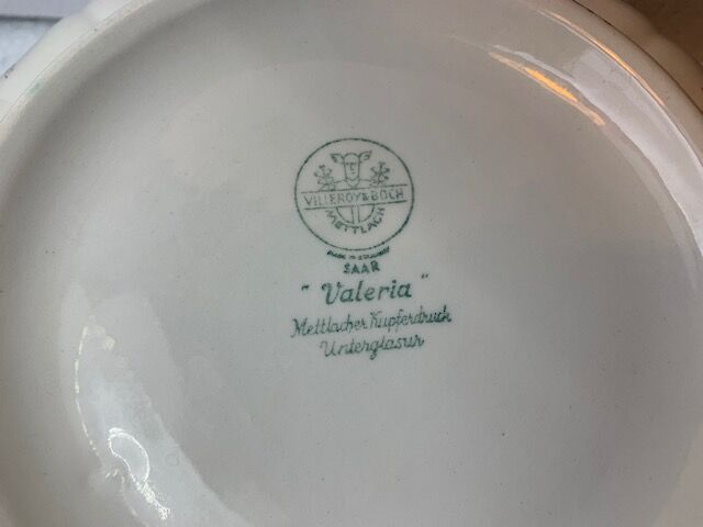 Tureen villeroy & boch mettlach saar valeria