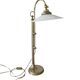 Italian lamp in brass and opaline sliding arm 67cm