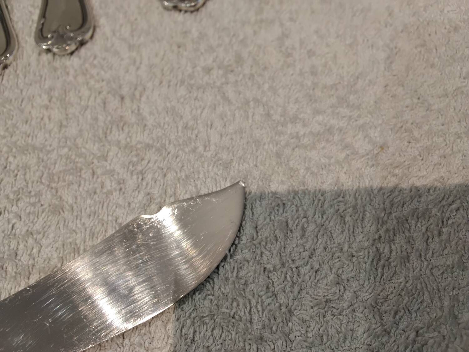 6 forks, 6 fish knives, silver-plated metal, silversmith Ercuis LXV 29