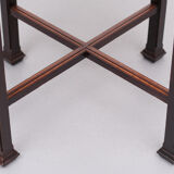 Dutch art deco octagonal mahogany side table 1925