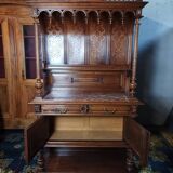 Buffet served Renaissance walnut