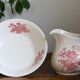 Toilet set (pitcher and basin) in earthenware from the Crown Devon factory