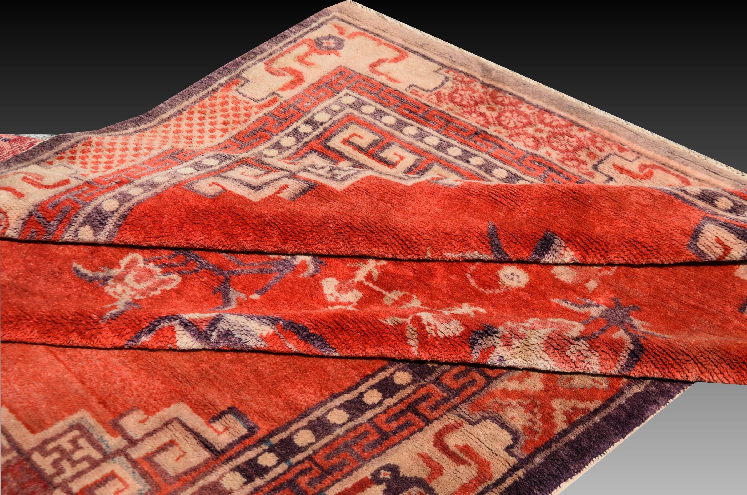 Tibetan or ancient Chinese carpet