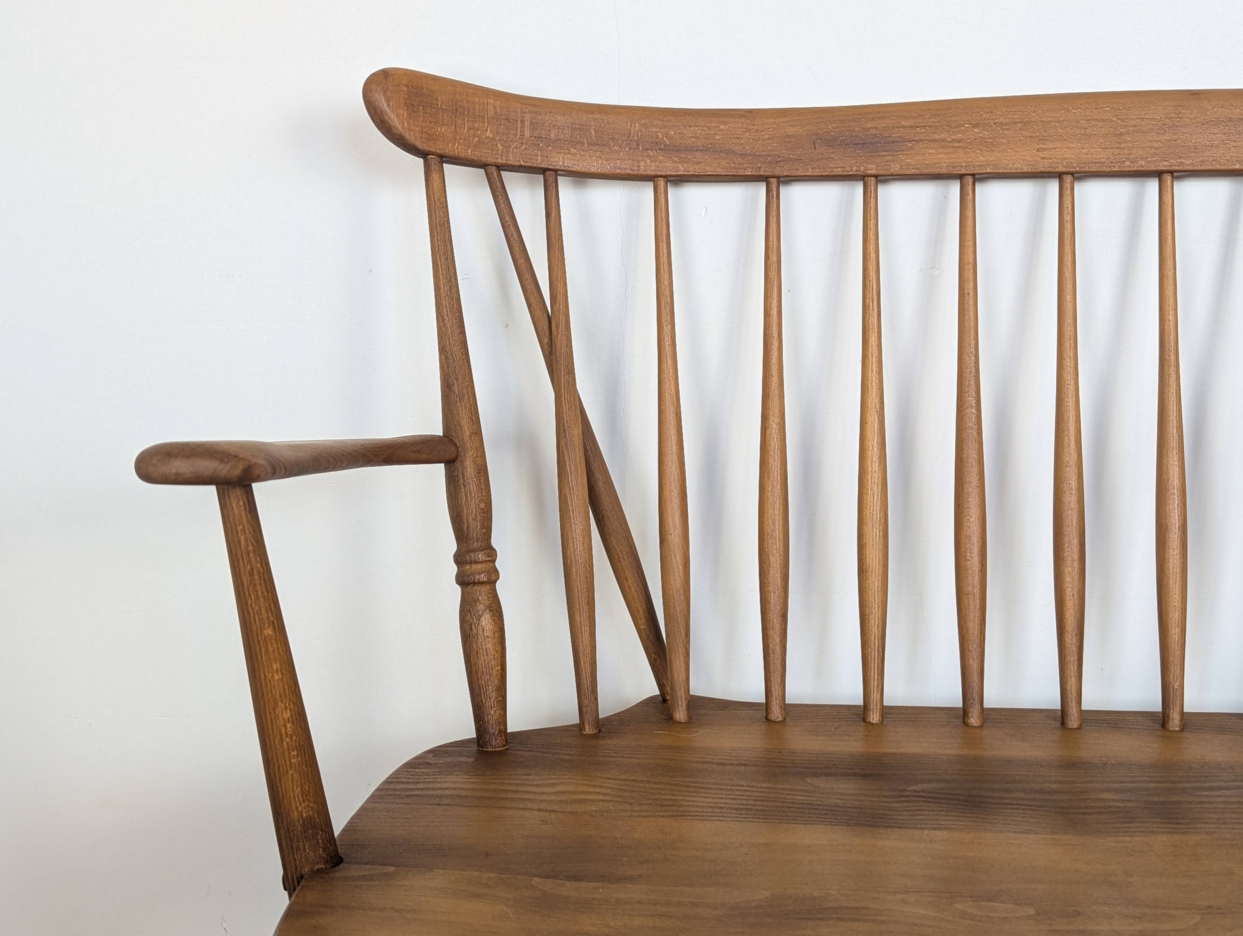 Bench, vintage bench in solid wood