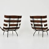 Costela armchairs by Martin Eisler & Carlo Hauner for Forma, 1950s, set of 2