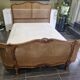 Lit corbeille cannage style Louis XV