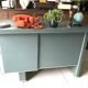 Vintage green metal industrial office