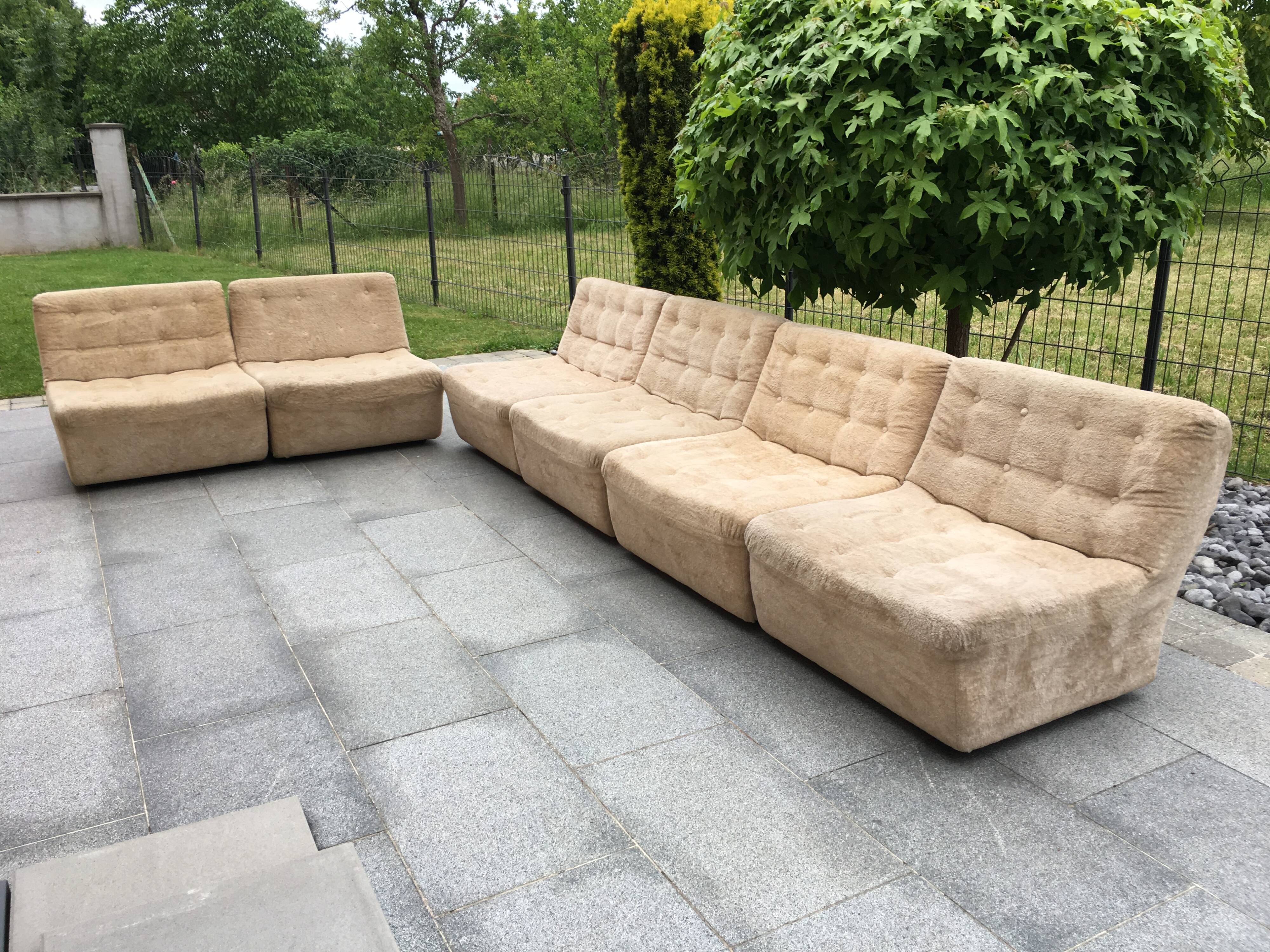 70s modular armchair sofa