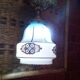 Bronze-mounted ceiling monboard globe opaline art deco year 1910/20