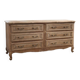 Oak chest of drawers