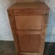Table de chevet bois clair vintage