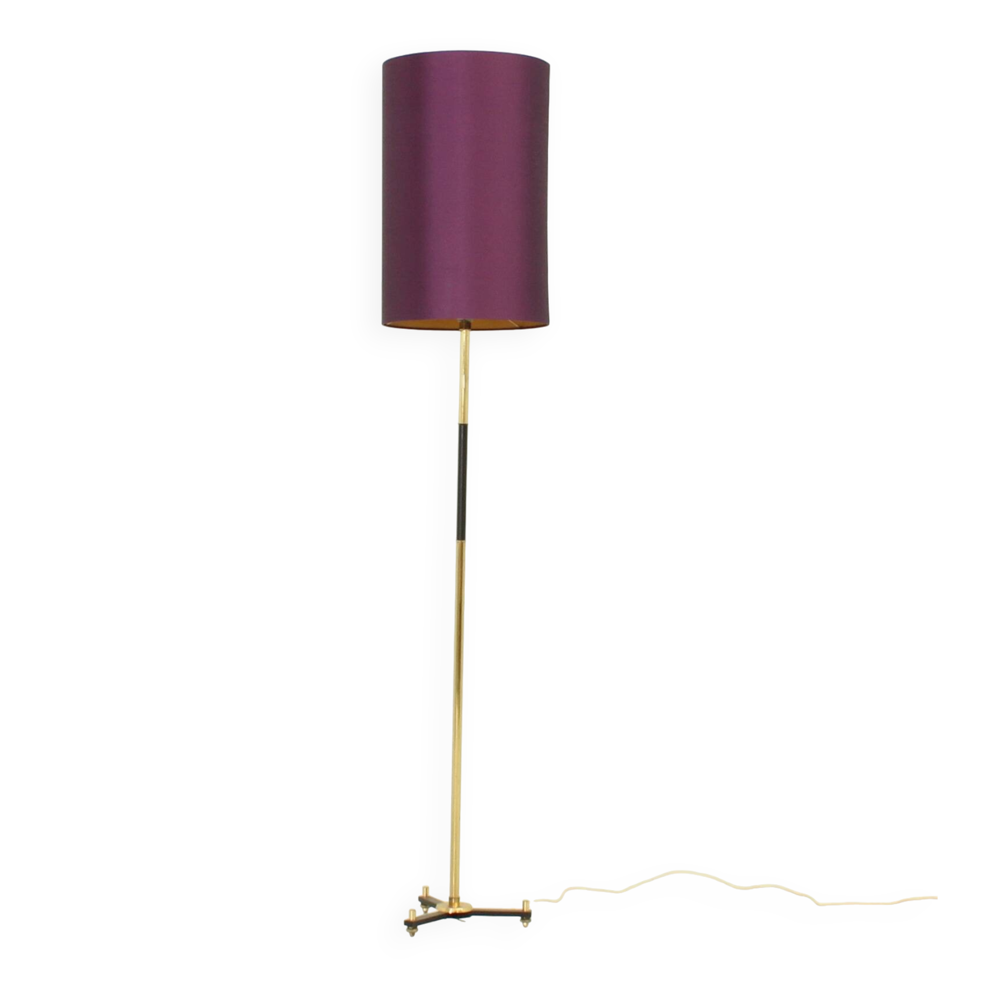 1960s brass floor lamp, Spain