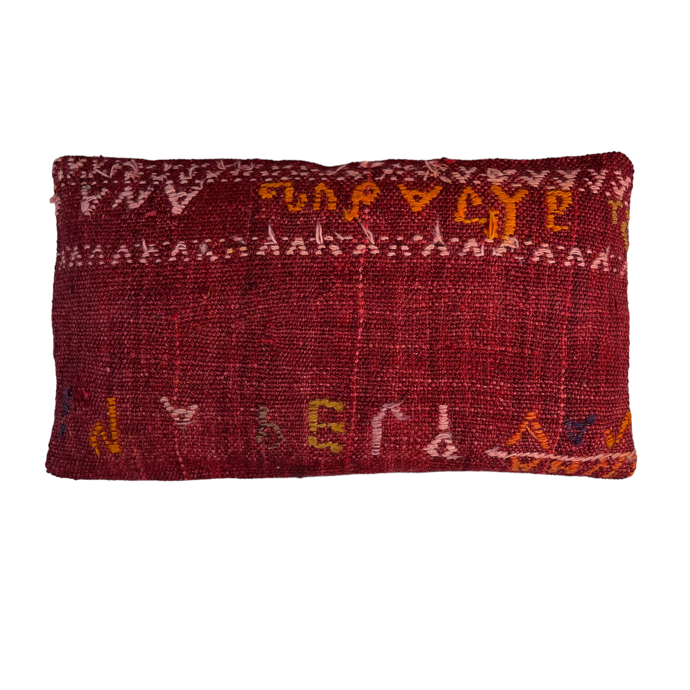 Vintage turkish kilim cushion cover 30x50cm