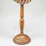 Tiger nautilus shell on a wooden stand, 19th century, Cabinet of curiosities