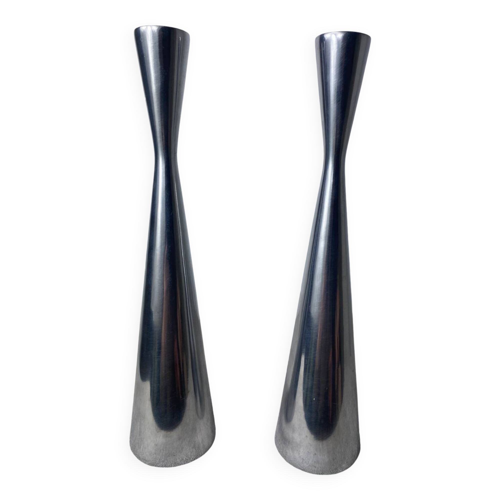 Ikea gâta aluminum diabolo candle holders
