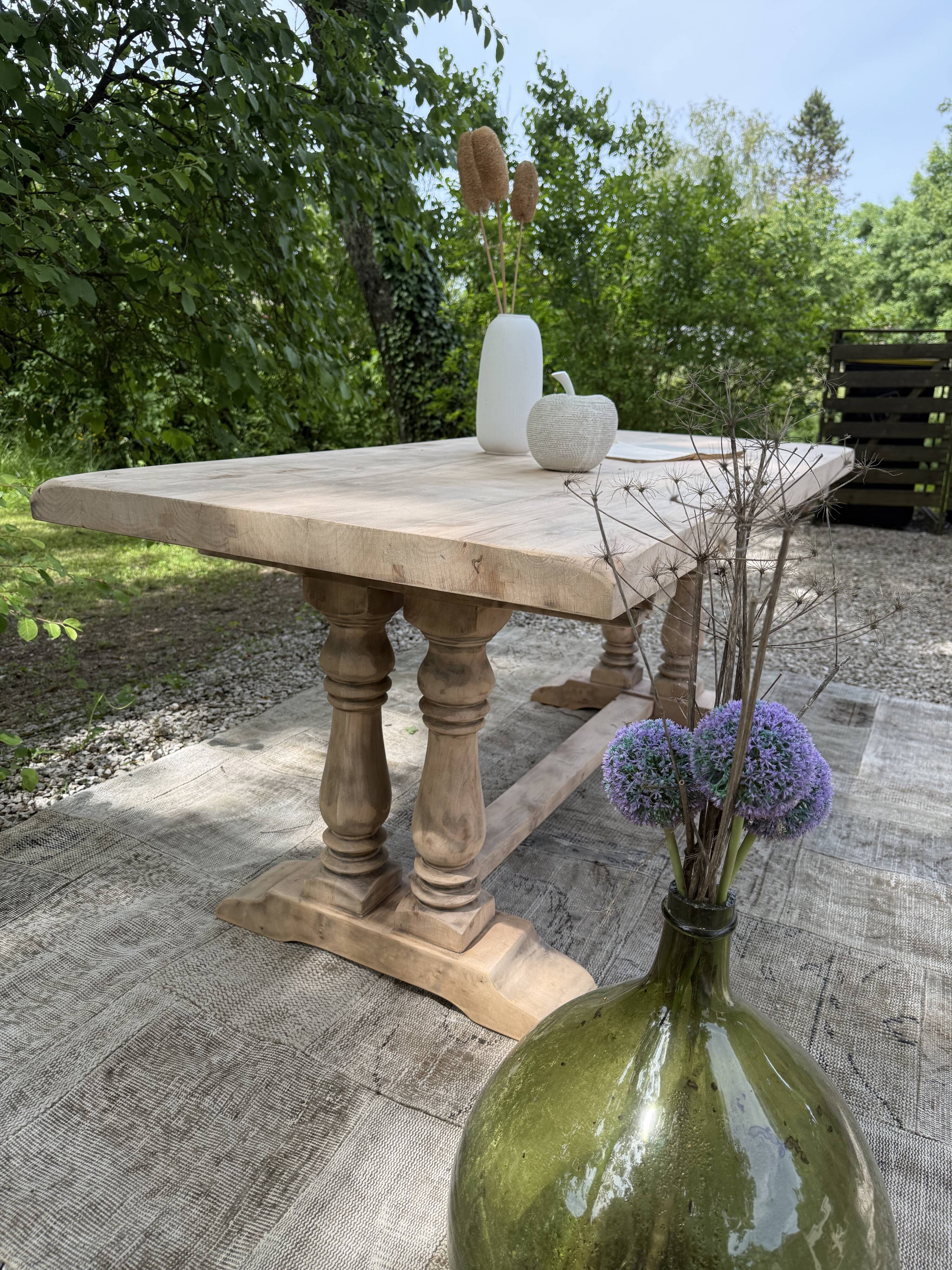 Renovated monastery table