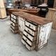Fine oak furniture from the late 19th century.
