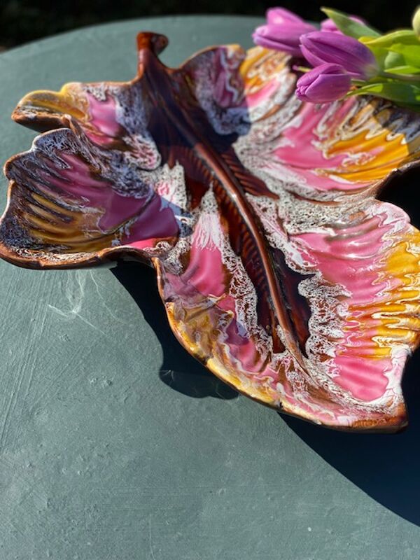 Plat feuille vallauris